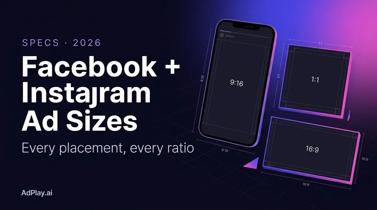 Facebook and Instagram Ad Sizes (2026)